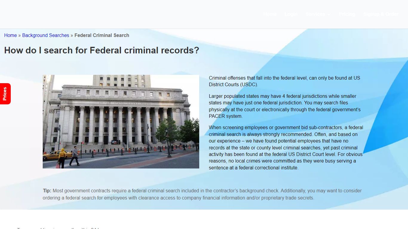Federal Criminal Records Search - US District Courts (USDC)